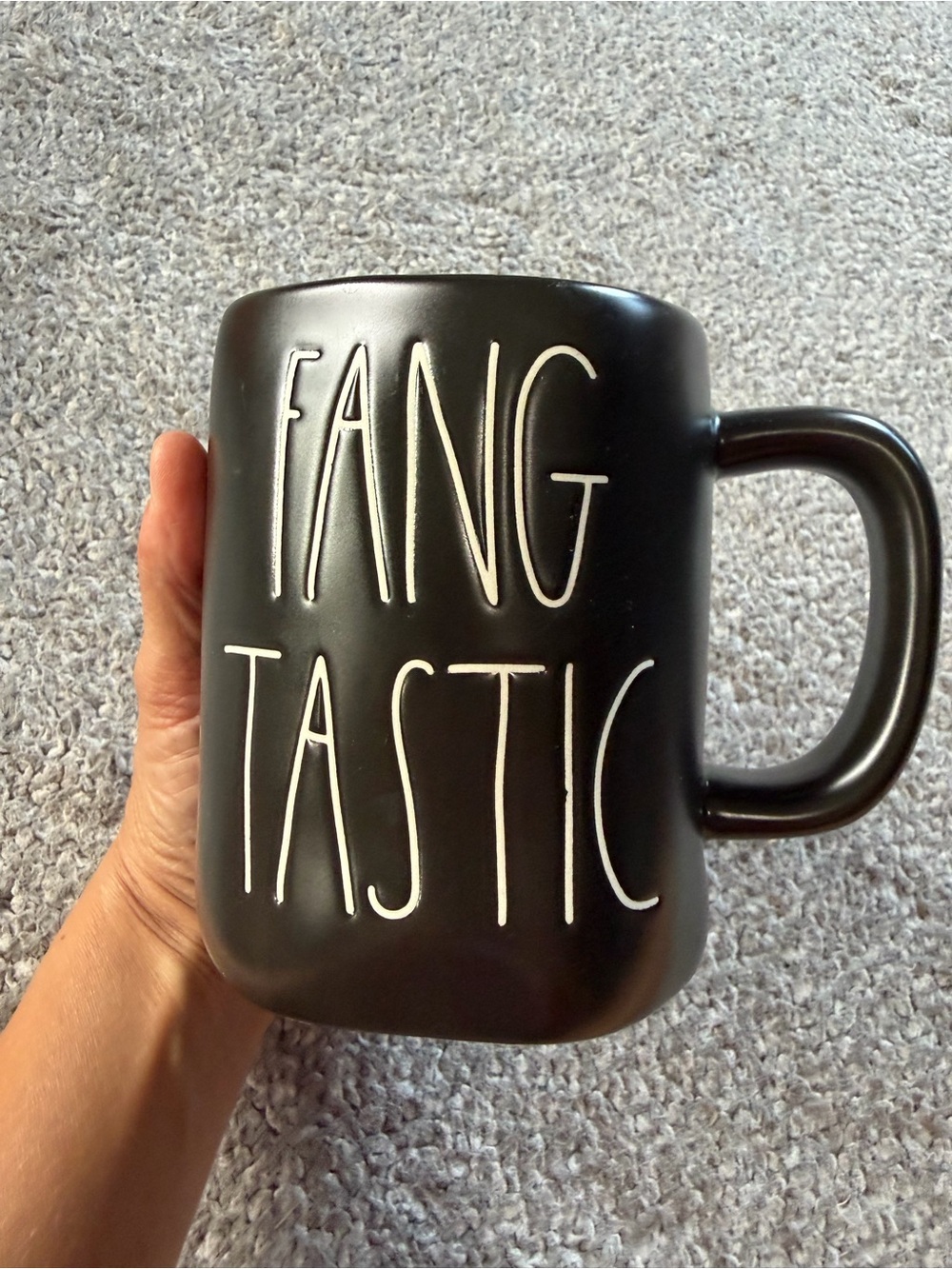 Rae Dunn Ceramic Halloween Fangtastic Mug